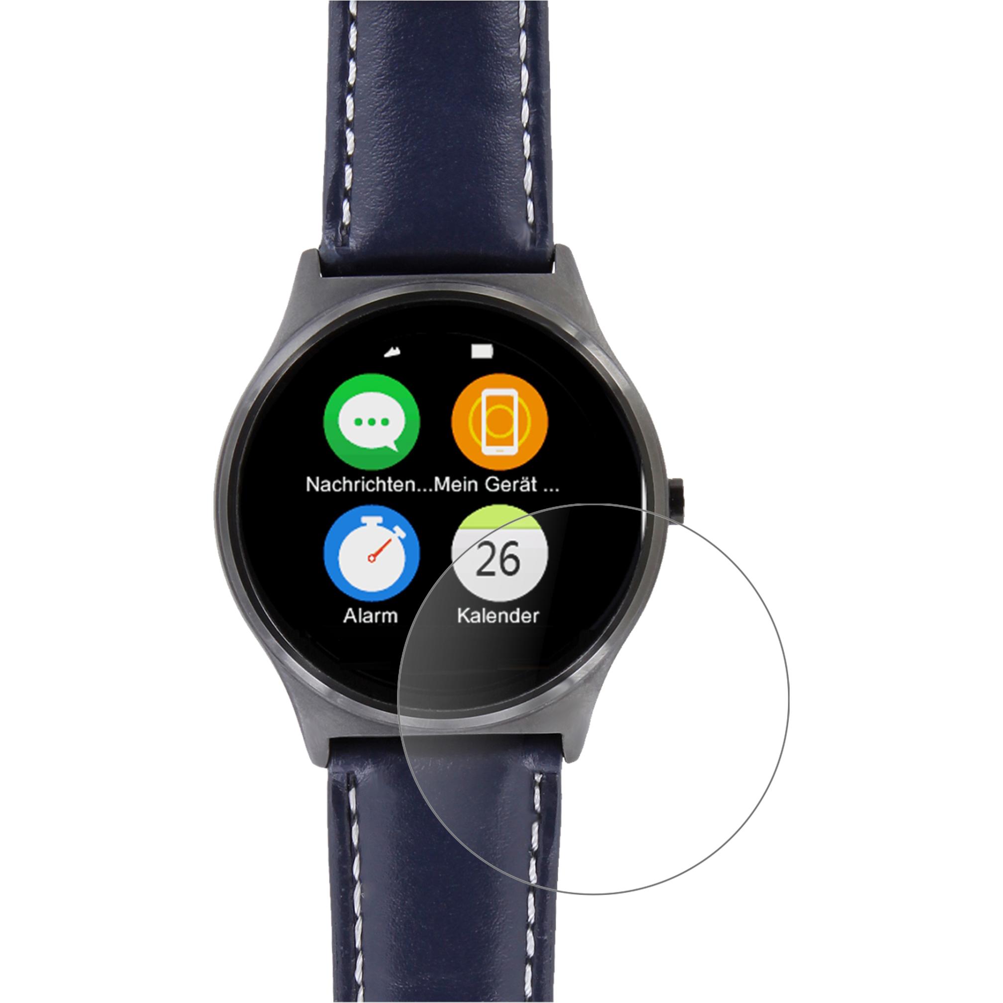 Dipos Displayschutz Anti-Shock, Smartwatch Schutzfolie, Transparent