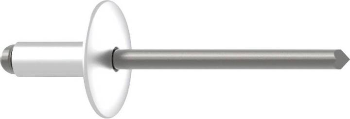 Produktbild Gesipa Blindniete Alu/Stahl Grosskopf 4,8 x 10 K 16