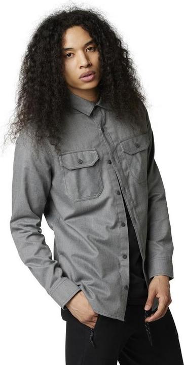 Actual product image Fox Woven 22 Assembly Line Flannel Htr G (L)