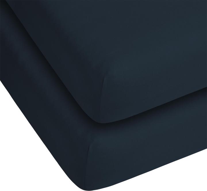 Actual product image Aspero 2 x Cotton fitted sheet - 8478 (180 x 200 x 25 cm)