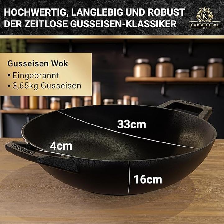 Image du produit Kaisertal Wok sans couvercle (Wok, Fonte)