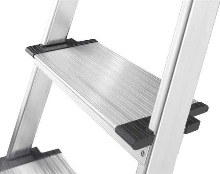 Produktbild Hailo L80 ComfortLine, Alu-Sicherheits-Stehleiter, 4 Stufen (Stehleiter, 150 cm)
