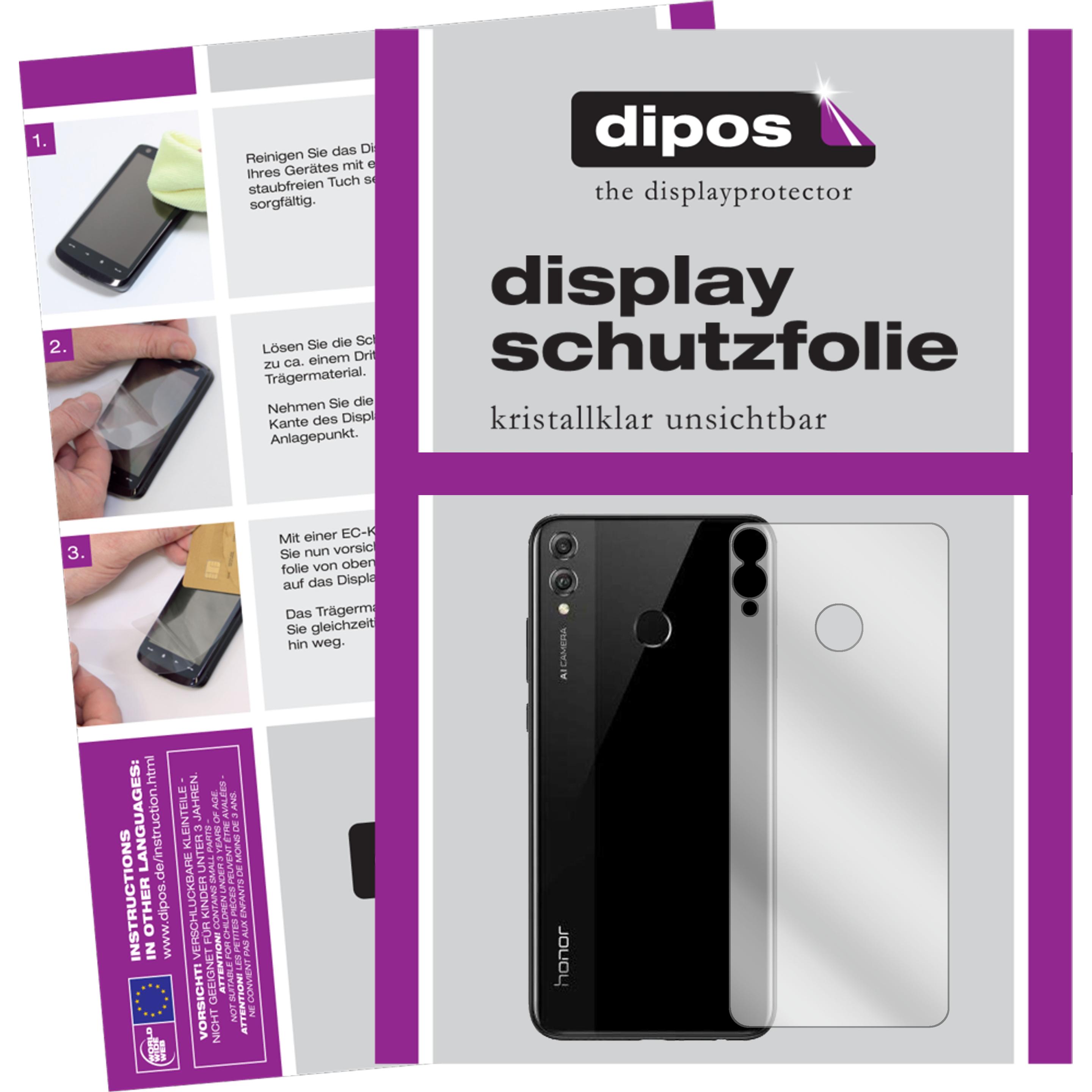 Thumbnail - Dipos Displayschutzfolie Crystalclear (2 Stück, Honor View 10 Lite), Smartphone Schutzfolie, Transparent
