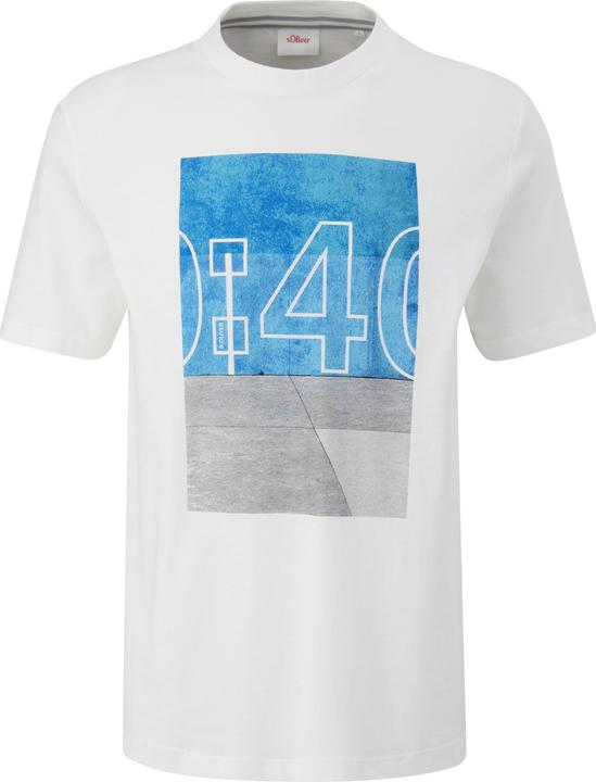 Produktbild s.Oliver T-Shirt Jerseyshirt mit Artwork (S)