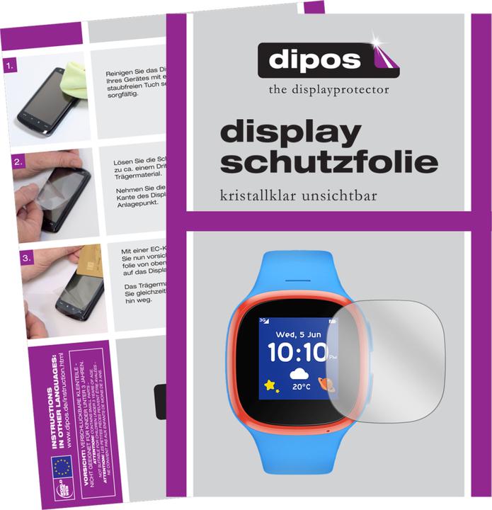 Dipos 6X Pellicola Protettiva Antiriflesso (Opaca) Per Garmin Vivoactive HR Sport – 2 Pezzi – Made In Germany
