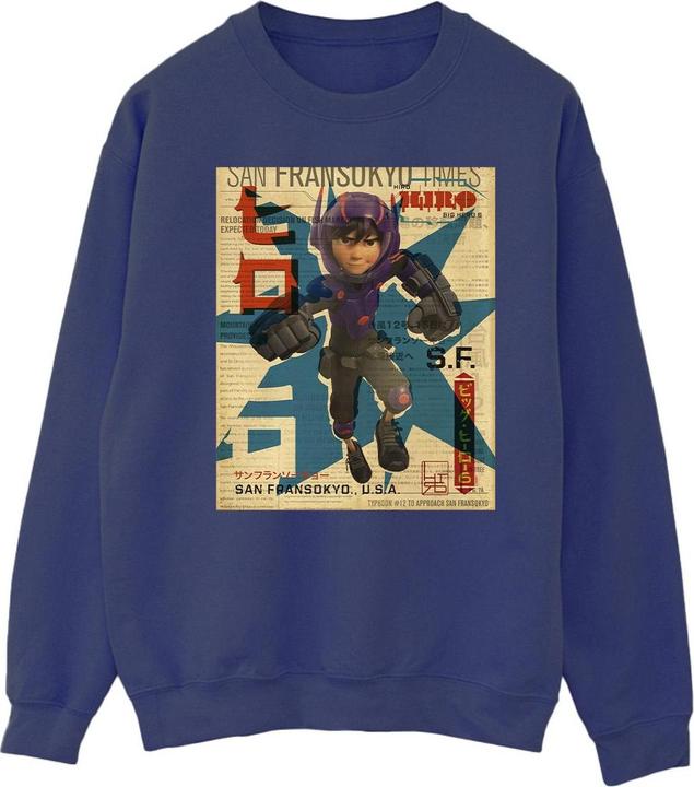 Produktbild Disney Big Hero 6 Baymax Hiro Newspaper Sweatshirt (XL)