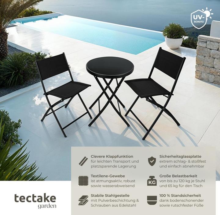 Image du produit tectake Ensemble de jardin Düsseldorf (60 cm)