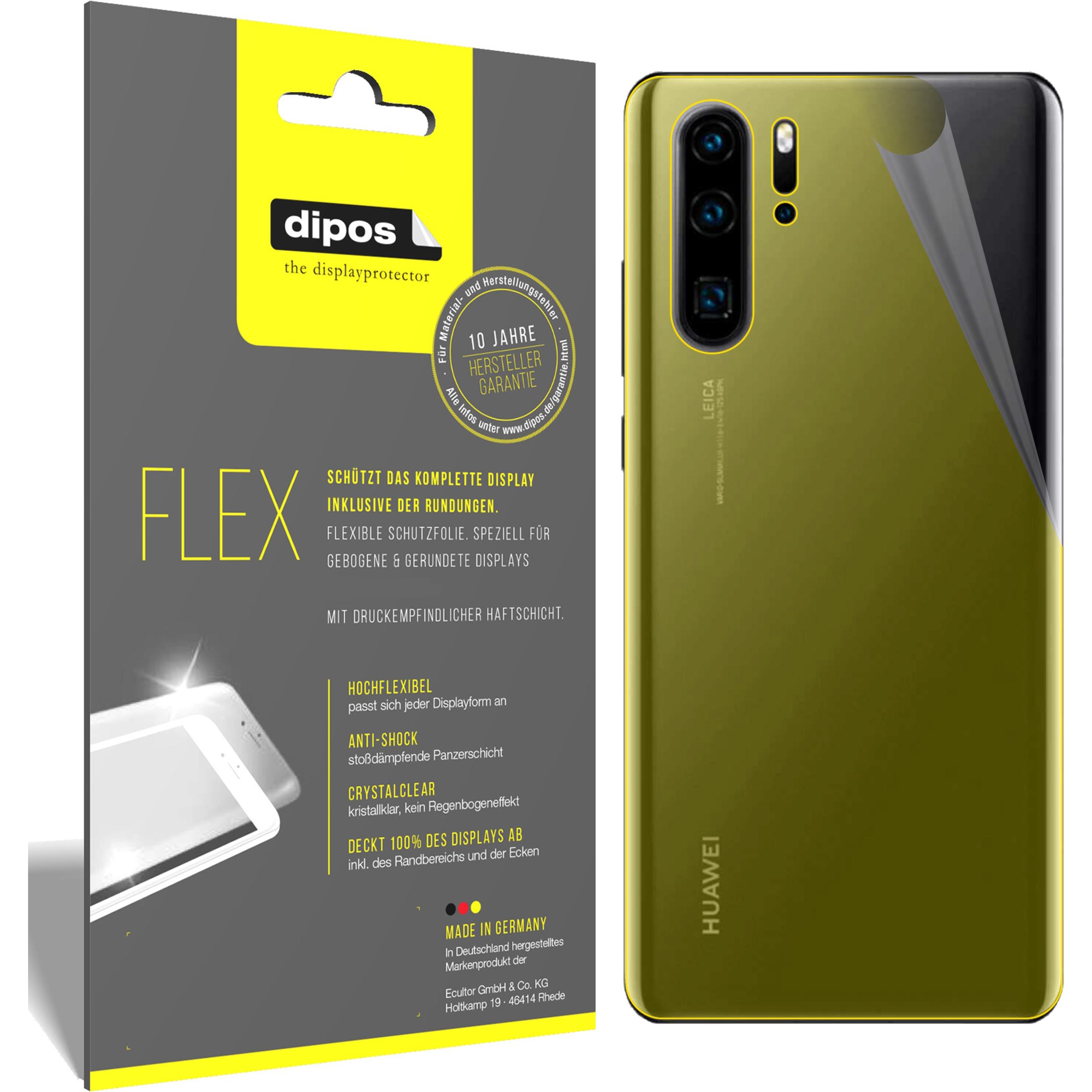Dipos Displayschutzfolie Full-Cover 3D (3 Stück, Huawei P30 Pro), Smartphone Schutzfolie, Transparent