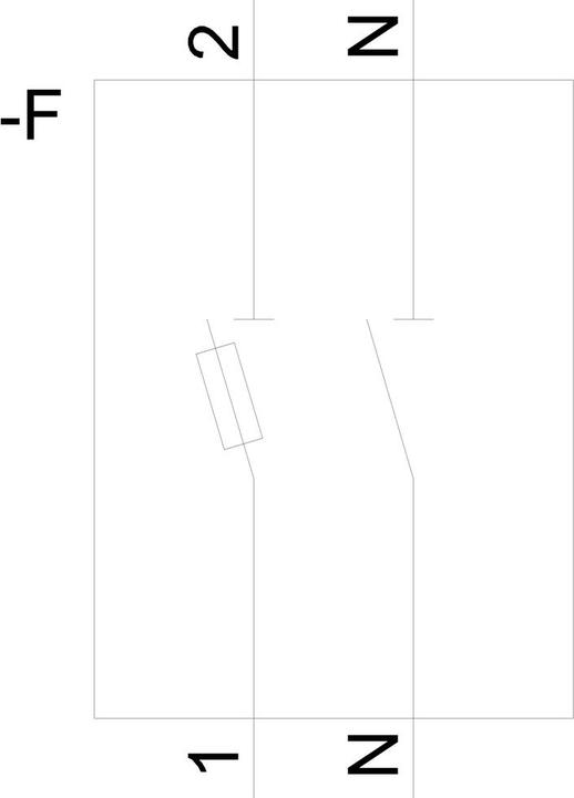 Actual product image Siemens Miniature fuse holder screw 8.5x31.5mm 3NW7353 (20 A)