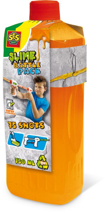 Actual product image Ses Slime Blaster refill pack - Orange Neon 750ml