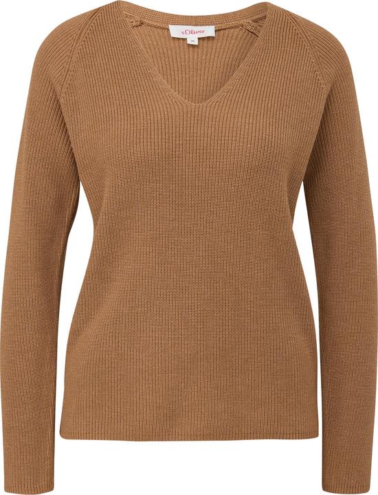 Actual product image S.Oliver Strickpullover Strickpullover mit Raglanärmeln (48)