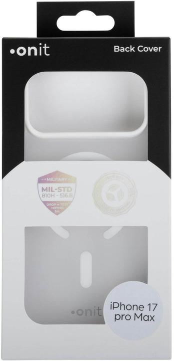 Immagine prodotto Onit Back Cover Armorix iPhone 17 Pro Max Weiss matt (Apple iPhone 17 Pro Max)