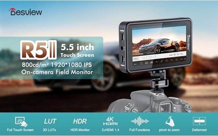 Actual product image Desview R5ii 13.97cm (5.5 ) (5.50", Full HD)