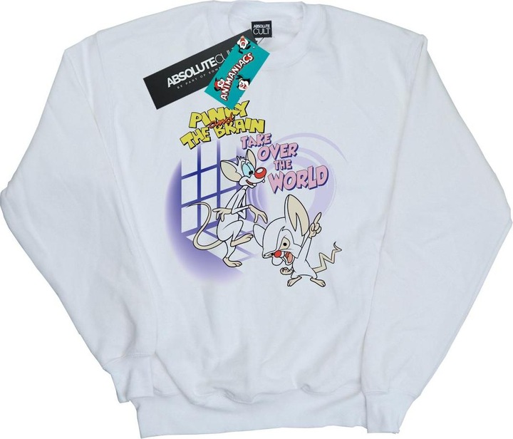 Universal Textiles Sweatshirt Jungen Pinky And The Brain Take Over The World