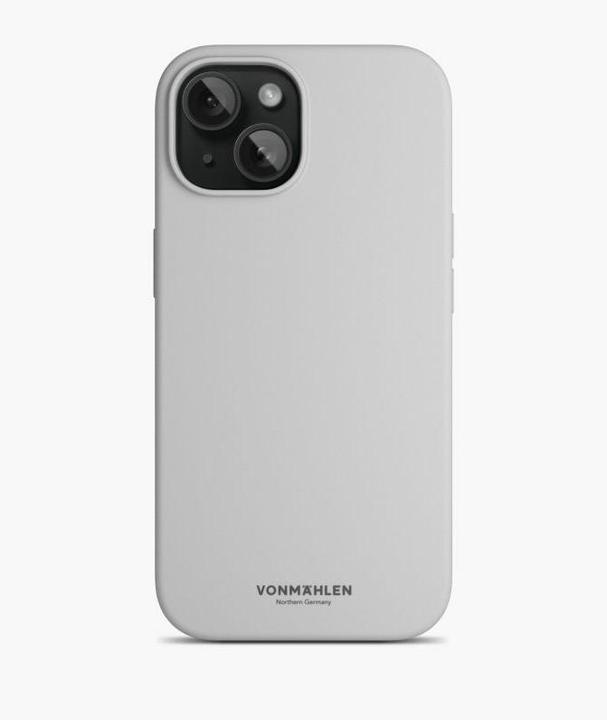 Produktbild Vonmählen Eco Silicone Case for iPhone 15 Plus Light Gray (Apple iPhone 15 Plus)