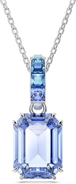 Swarovski Millenia necklace octagon cut blue (Swarovski Metal, 75 cm)