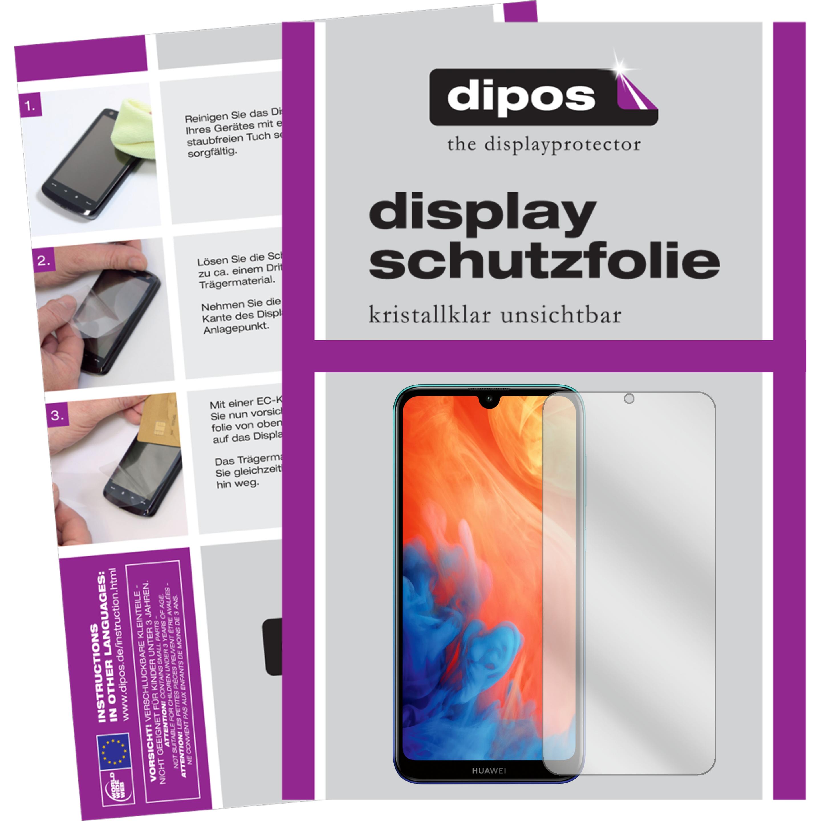 Dipos Displayschutzfolie Crystalclear (2 Stück, Honor Play 8A), Smartphone Schutzfolie, Transparent