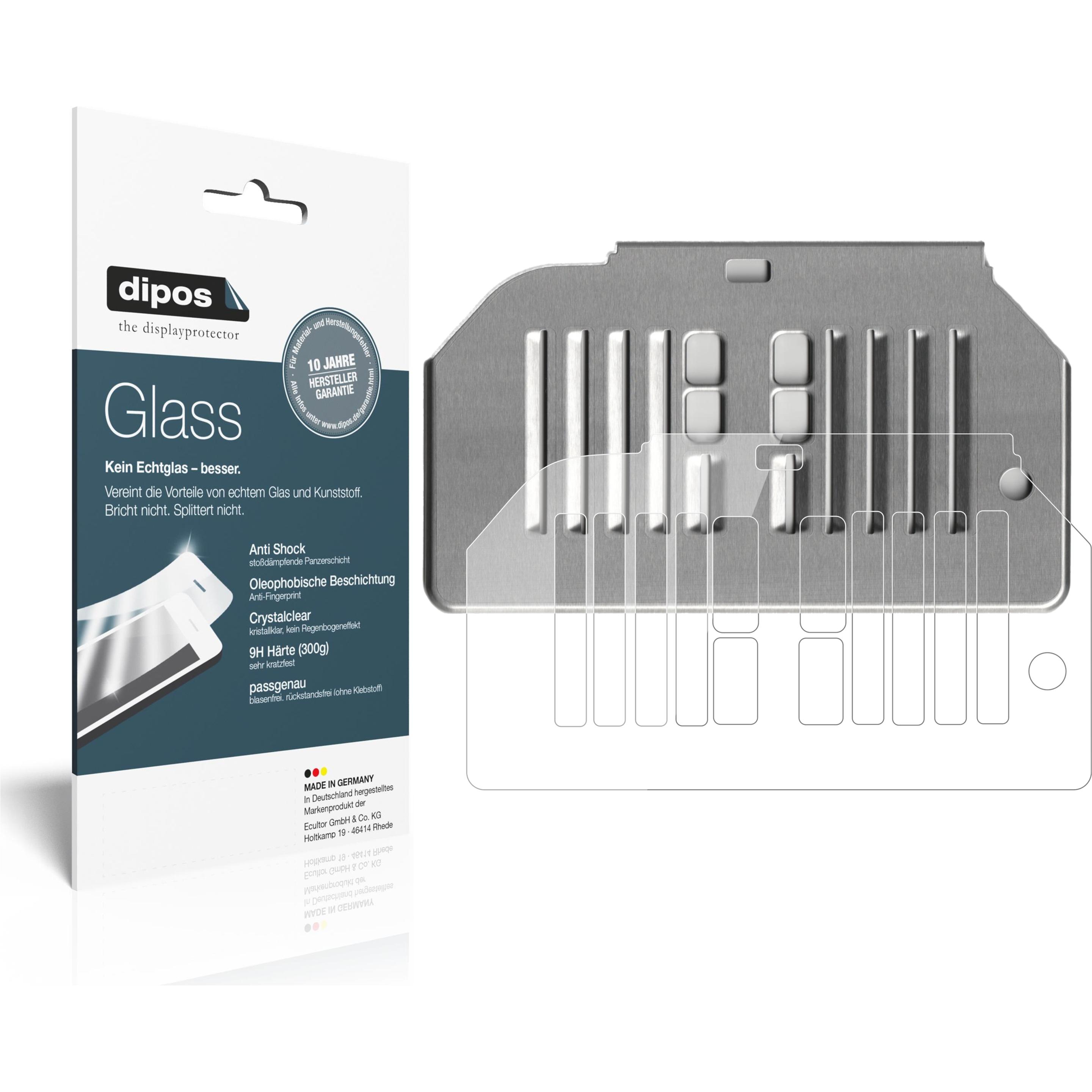 Dipos Displayschutz Anti-Shock, Zubehör Kaffeemaschinen, Transparent