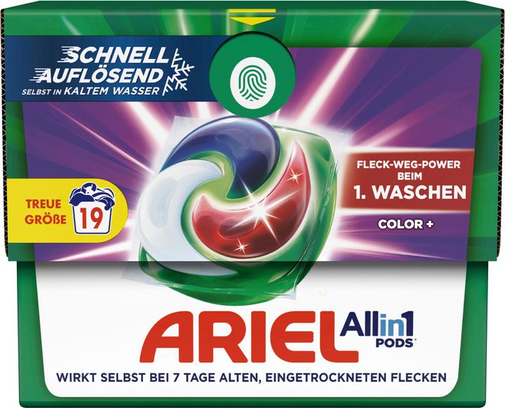 Actual product image Ariel All-in-1 PODS (19 Washing cycles, Pods)