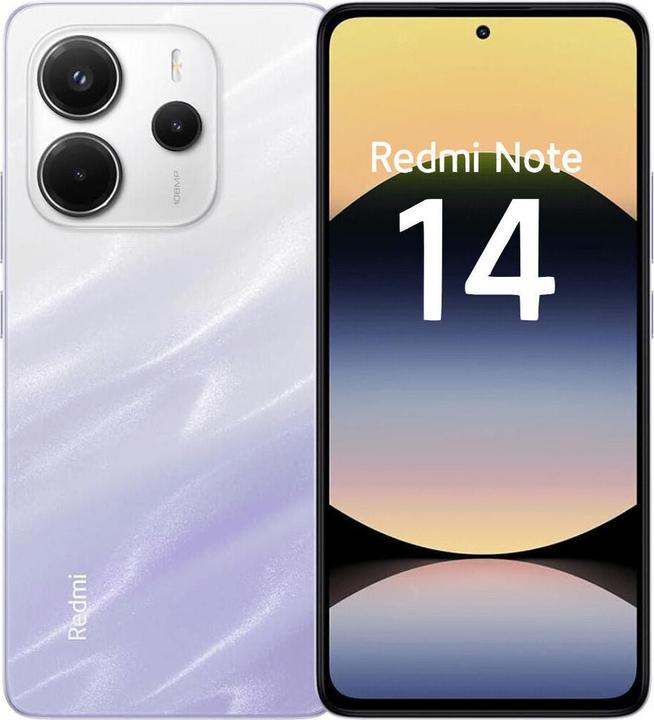 Produktbild Xiaomi Redmi Note 14 (256 GB, Mist Purple, 6.67", Hybrid Dual SIM, 4G)