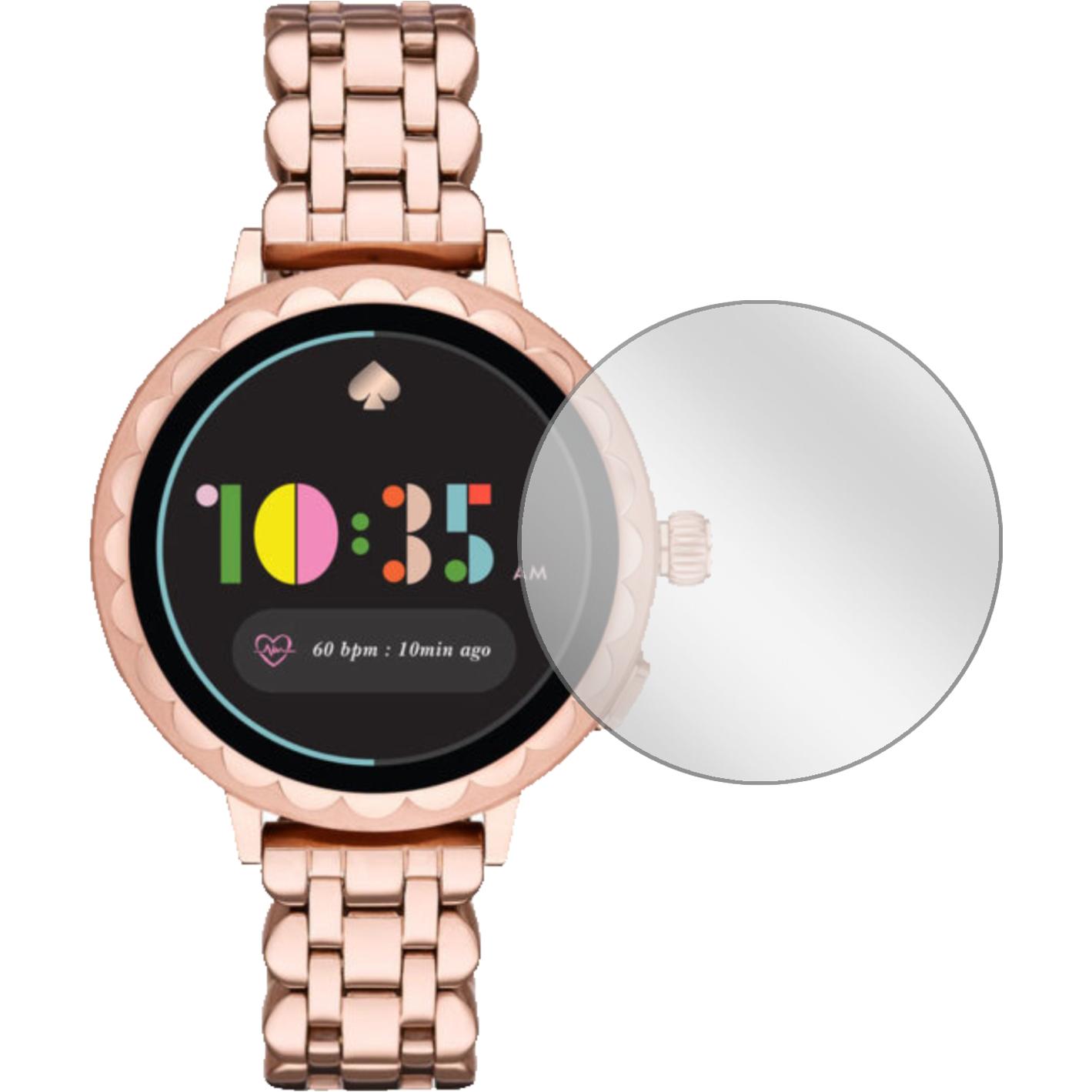 Dipos Displayschutzfolie Crystalclear, Smartwatch Schutzfolie, Transparent