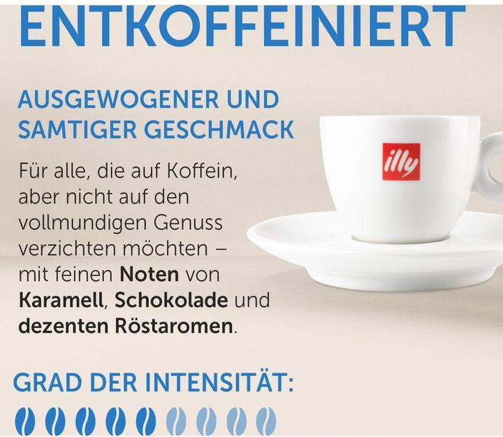 Actual product image Illy Decaffeinato (250 g, Medium roast)