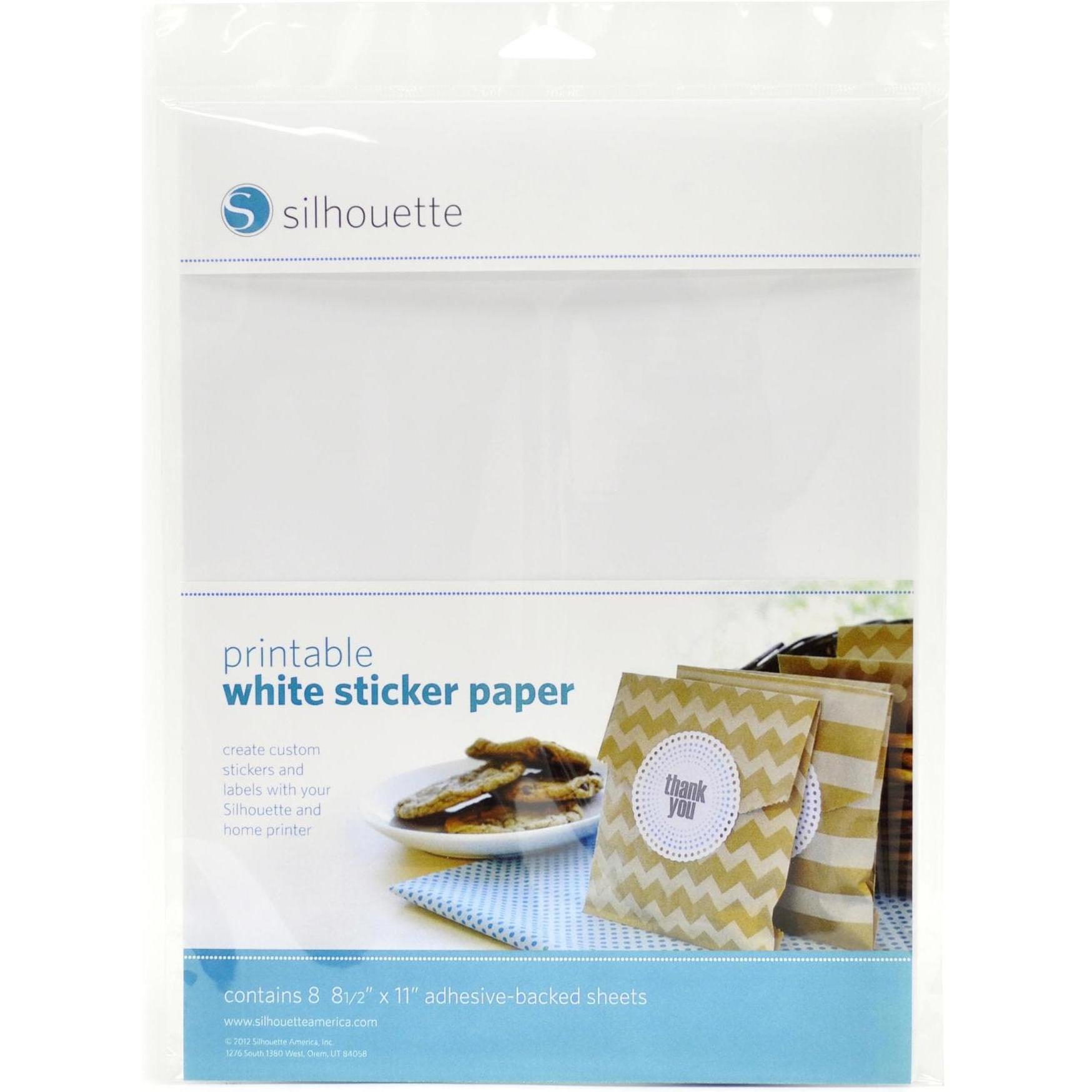 Silhouette Bedruckbare Aufkleber