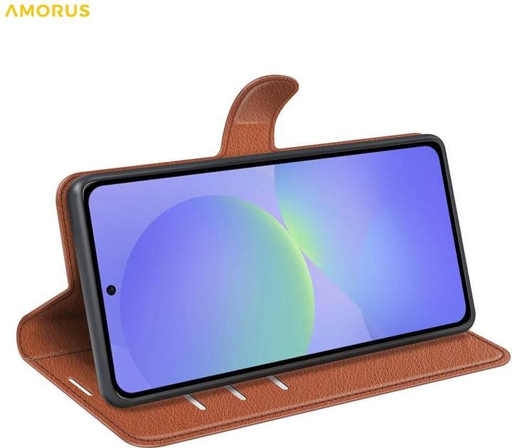 Actual product image Cover-Discount Galaxy A37 - Leder Etui Hülle (Samsung Galaxy A37)