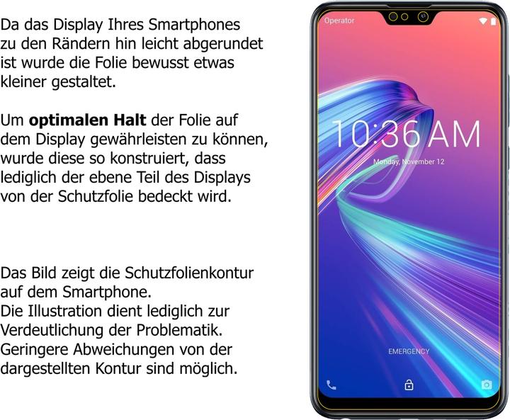 dipos I 2x Pellicola Protettiva compatibile con ASUS ProArt PZ14