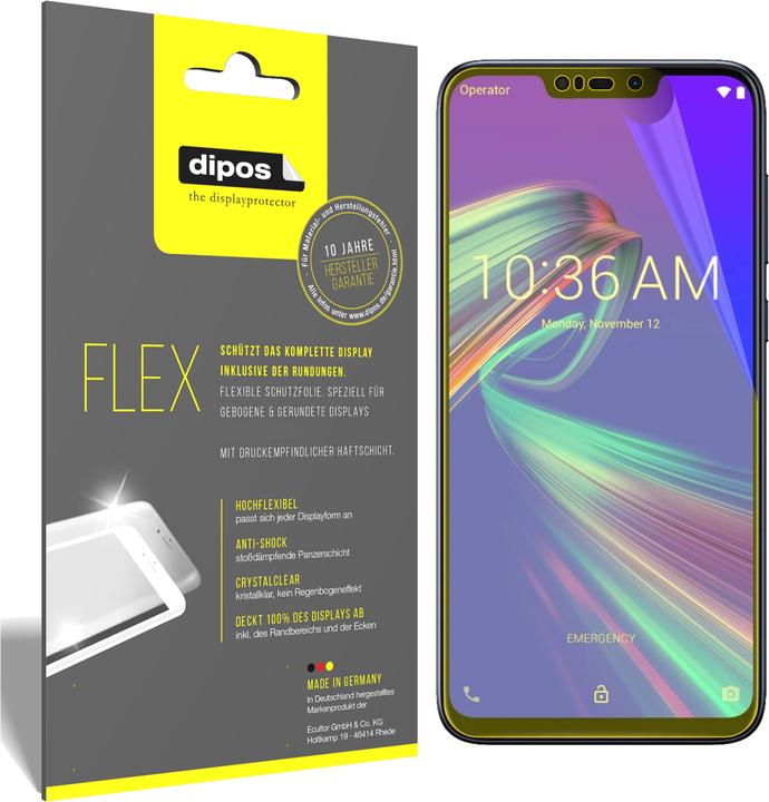 2x Pellicola per Asus ZenFone Max Pro (M2) Protettiva Protezione