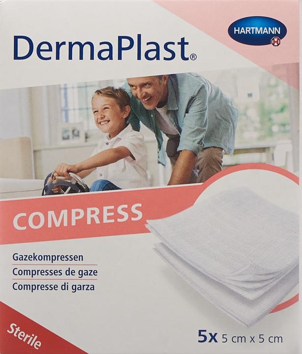 Actual product image DermaPlast Sterile folding compresses