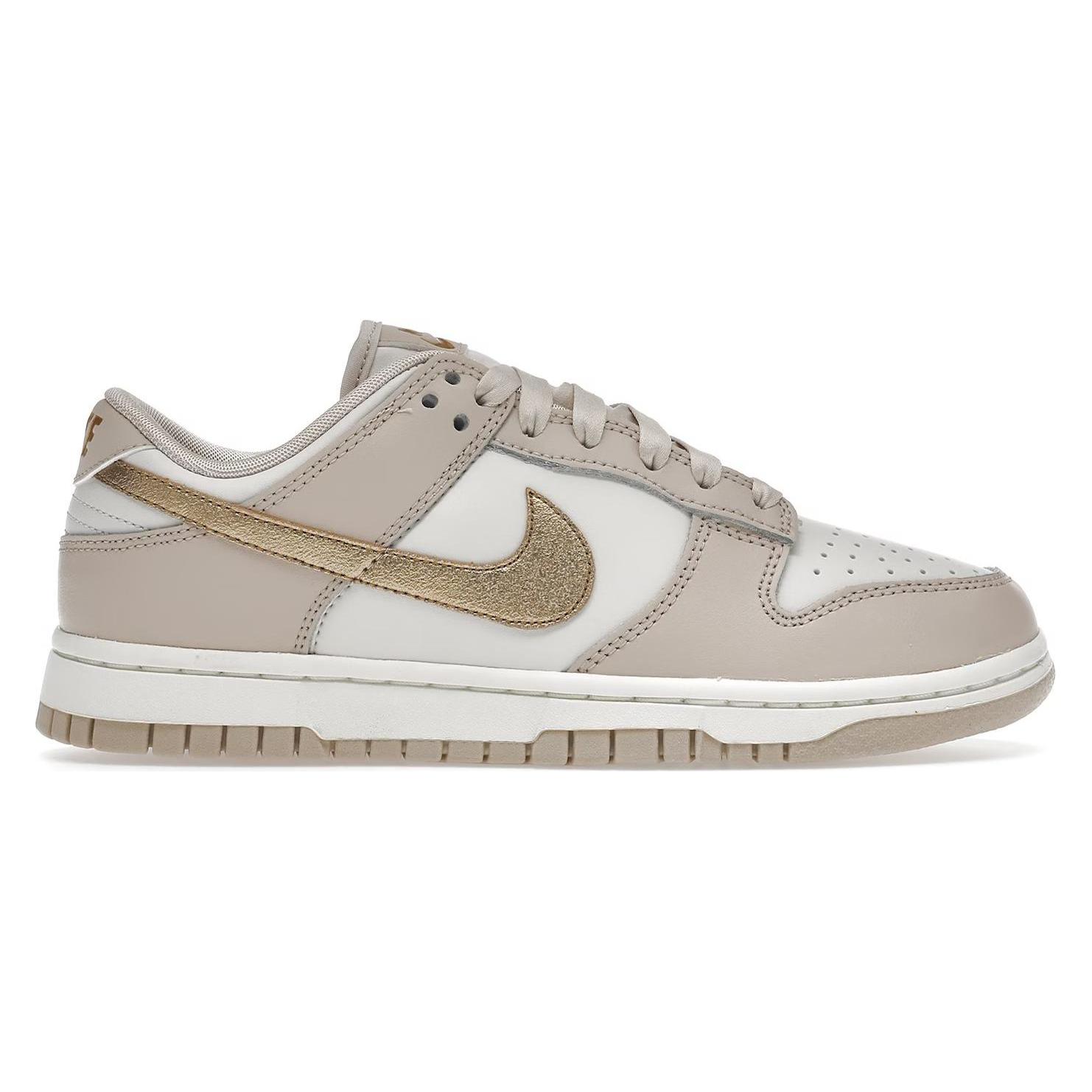 Nike, Damen, Sneakers, Dunk Low, Braun, Gold, Beige, (38.5)