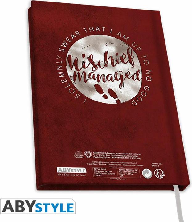 Immagine prodotto ABYstyle Harry Potter: Marauders Map (A5, Copertina rigida)