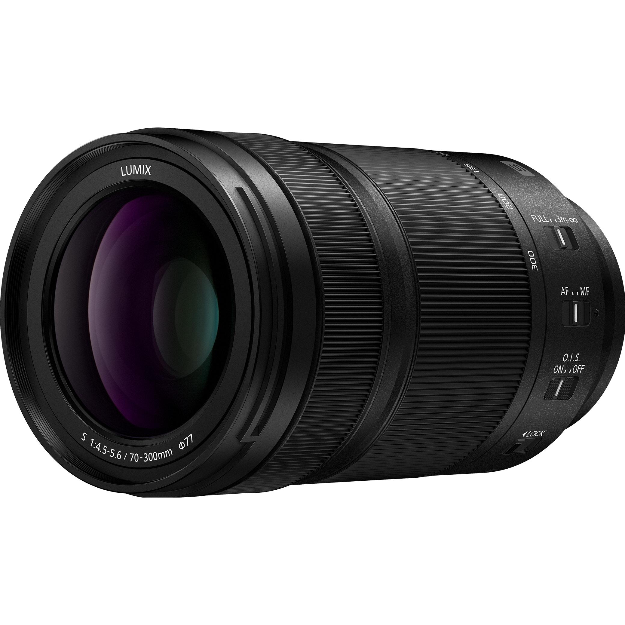 Panasonic Lumix S 70-300mm f/4.5-5.6 OIS (L-Mount, Vollformat), Objektiv, Schwarz