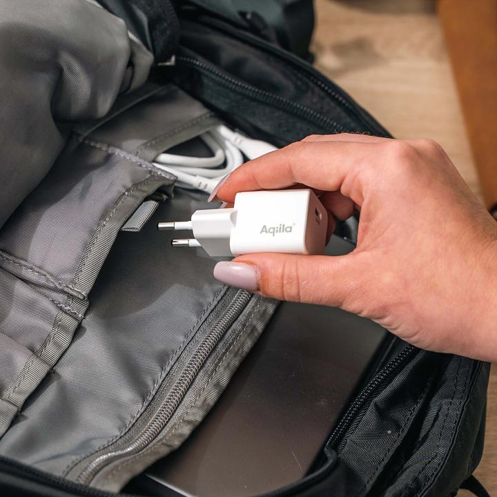 Immagine prodotto Aqiila Powerbird B10B - Powerbank 10000 mAh, 20W - Nero (10000 mAh, 20 W, 37 Wh)