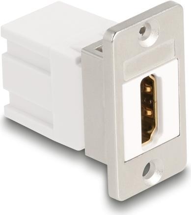 Produktbild Delock Panel Mount Keystone Modul HDMI Buchse zu Buchse 8K 6 (HDMI, 3.31 cm)