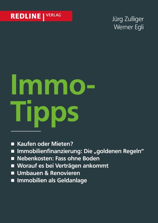 Produktbild Immo-Tipps (Deutsch, Jürg Zulliger, Werner Egli, 2000)