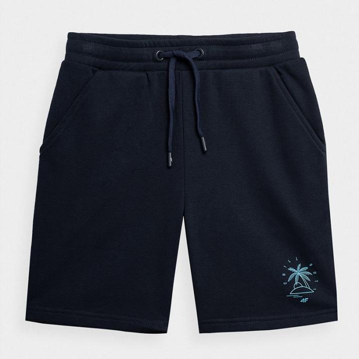 Actual product image 4F Boys Shorts M047 Navy Blue JSS23TSHOM047 31S (122cm) (122)