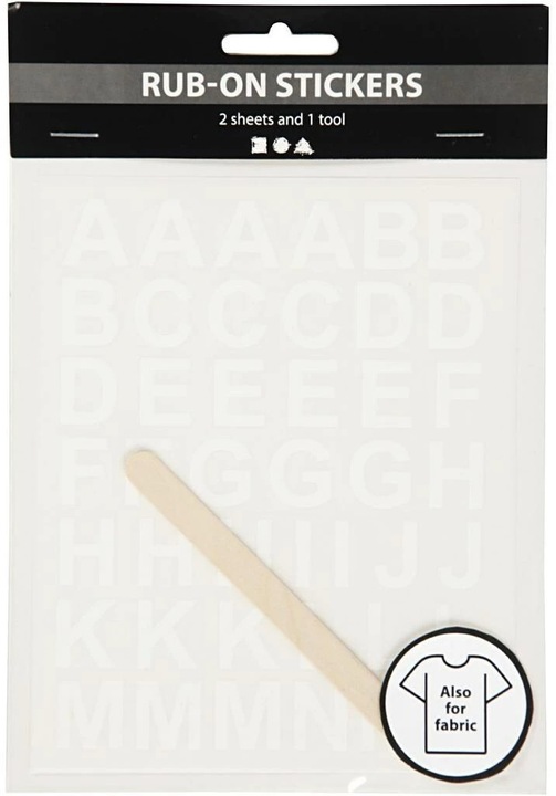 Produktbild Creativ Company Rub-on Buchstaben und Zahlen