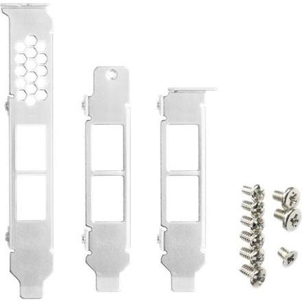 Thumbnail - QNAP Full-height/low-profile/flat brackets, for dual-port RJ45 NIC, NAS Zubehör