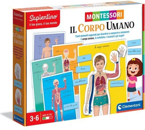 Immagine prodotto Clementoni Montessori Corpo umano IT