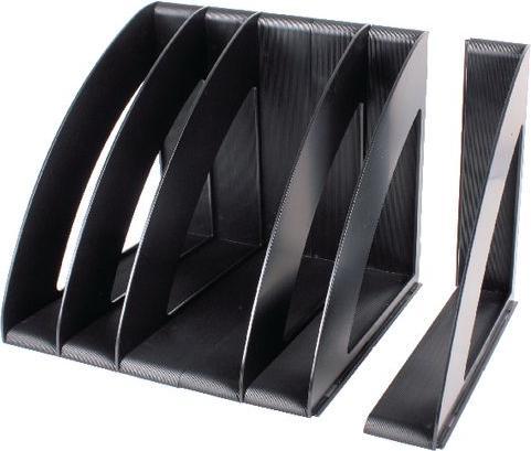 Image du produit Arlac Serre-livres cep modular 6 compartiments noir (C4)