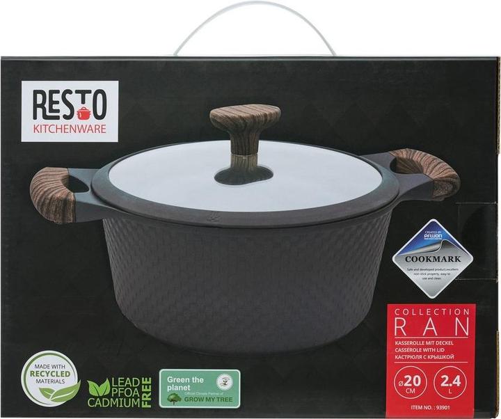 Productafbeelding Resto BRAADPAN D20CM 2,4L/93901 (20 cm, Steelpan, Aluminium)