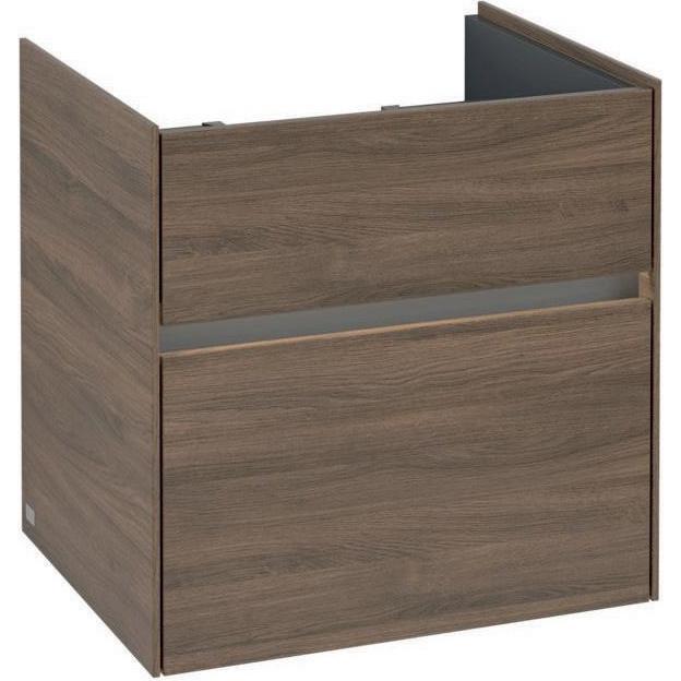 Villeroy & Boch, Waschbeckenunterschrank, V&B Waschtischunterschrank COLLARO 554x546x444mm m LED-B. Arizona Oak (55.5 x ...