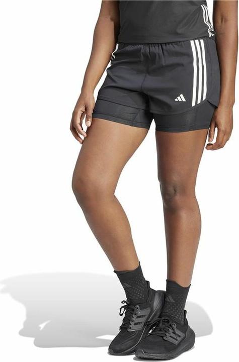 Produktbild adidas Women's Own The Run 3-Stripes 2in1 Shorts (XS)