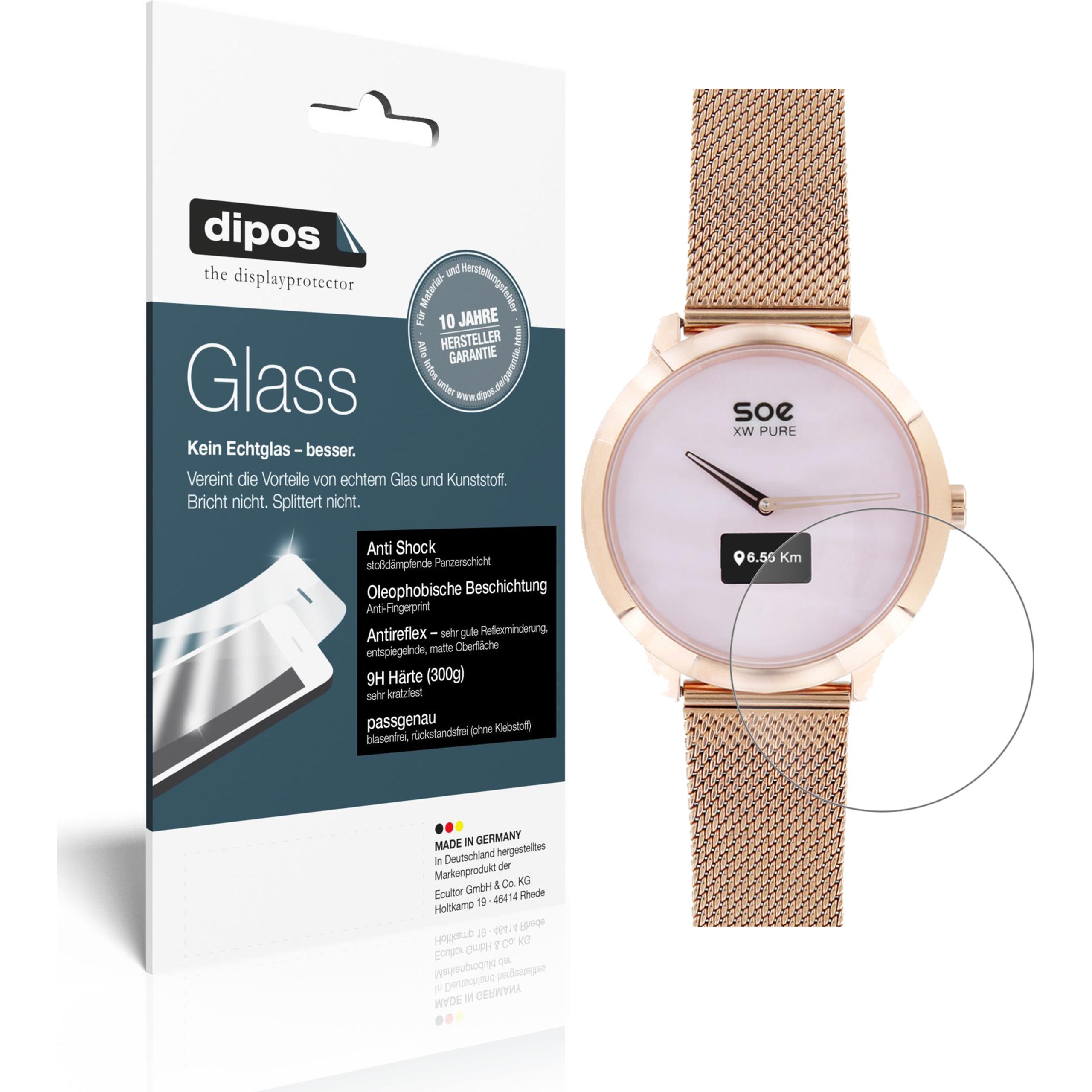 Dipos Displayschutz Anti-Shock, Smartwatch Schutzfolie, Transparent