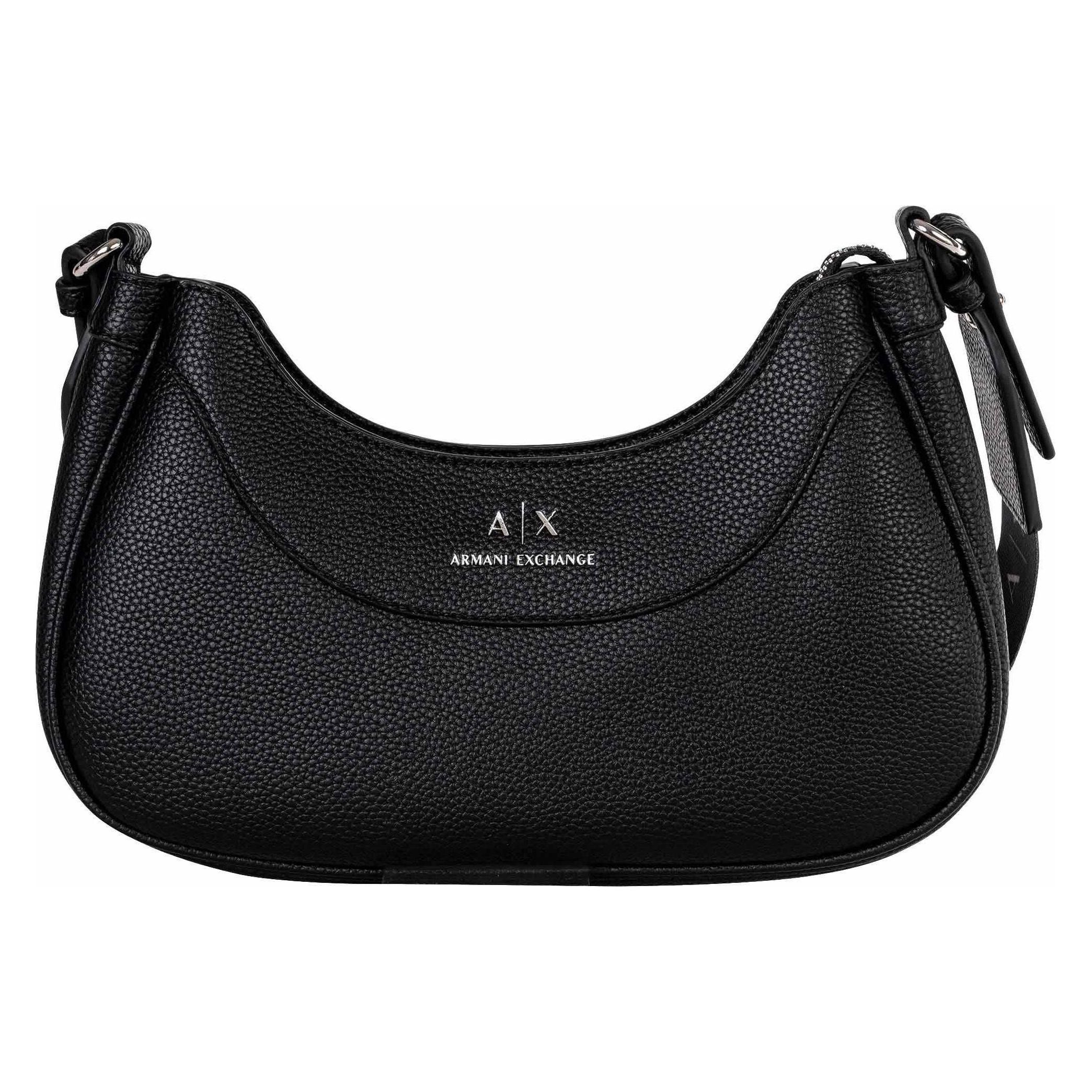Armani Exchange, Damen, Handtasche, Wave Hobo S, Schwarz