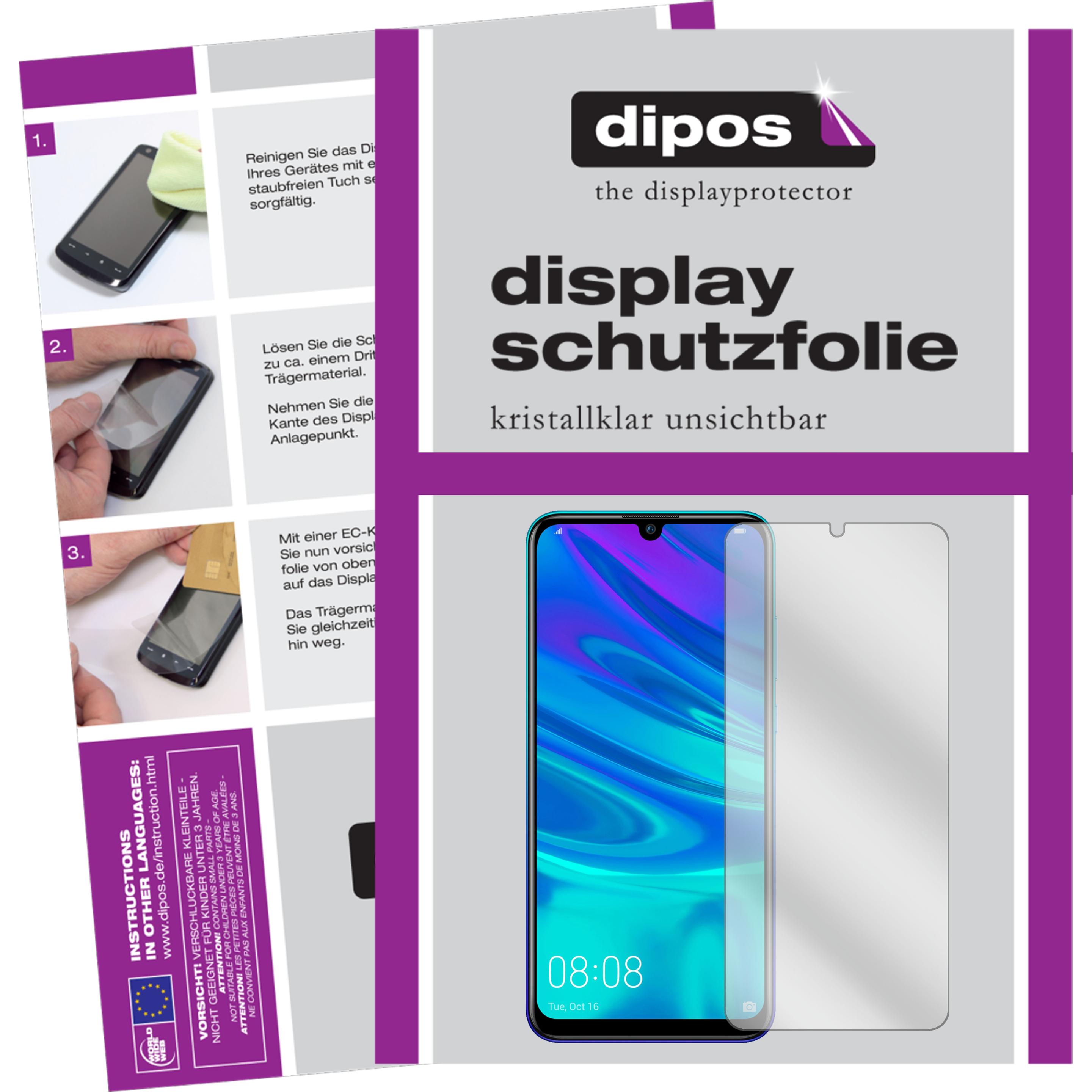 Dipos Displayschutzfolie Crystalclear (4 Stück, Huawei P Smart (2019)), Smartphone Schutzfolie, Transparent