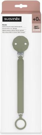 Actual product image Suavinex Silicone dummy chain miracle green