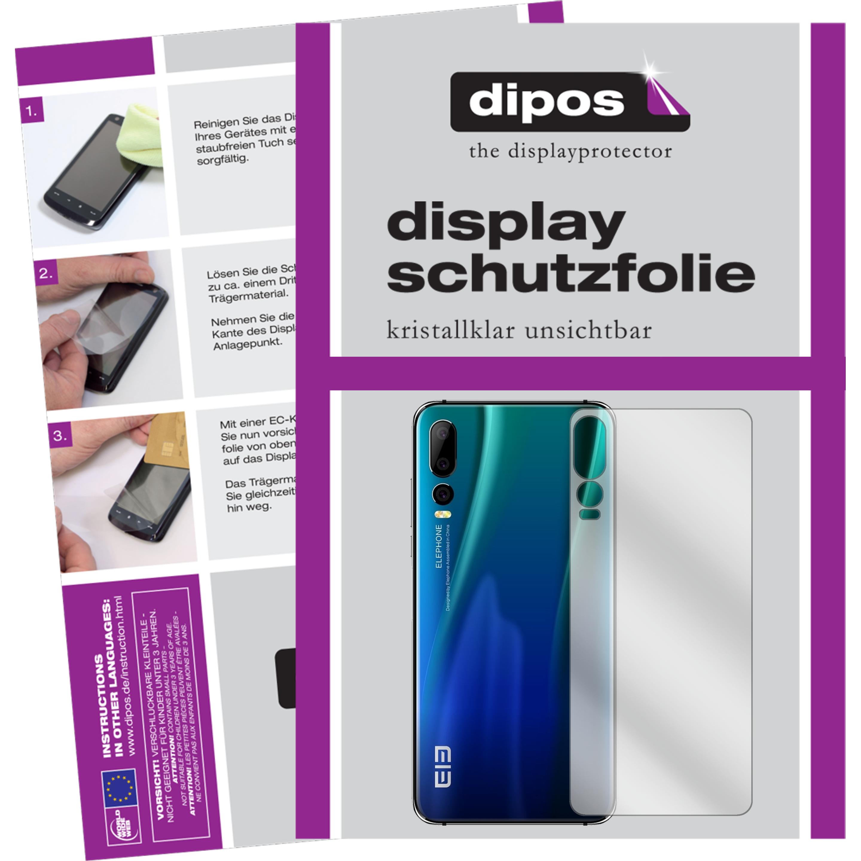 Dipos Displayschutzfolie Crystalclear (6 Stück, Elephone A5), Smartphone Schutzfolie, Transparent
